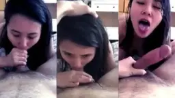 Menyedot Batang Besar Kekasihku