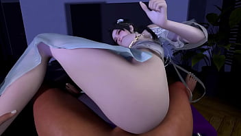 Model Cosplay Asia Kurus Imut Ngesot Kontol Gede Dan Crot Dalam Memek Basahnya