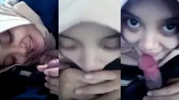 Jilbab Seksi Yang Gila Mengulum Alat Kelamin Pria