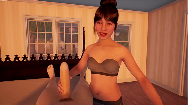 Gadis Asia 3d Virtual Reality Mengocok Kontol