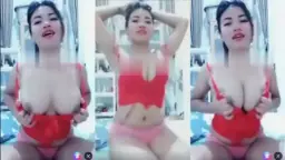 Manda Dalam Celana Dalam Merah Jambu Yang Menggoda