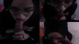 Hijab Cantik Mengulum Batang Gagah