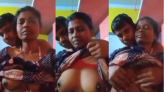 Paman Nakal Meremas Payudara Tante Seksi Dalam Video Mesum