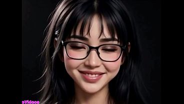Cewek Cina Cantik Menjulurkan Lidah Buat Lo, Animasi Ai Bikin Makin Panas