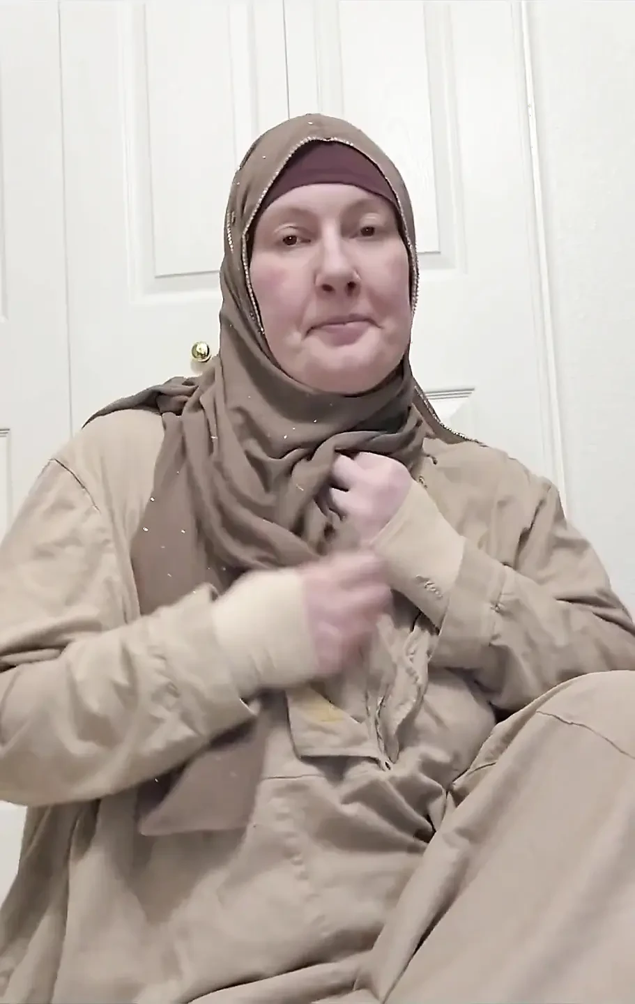 I Leave My Hijab On But Strip Off The Rest Of My Clothes