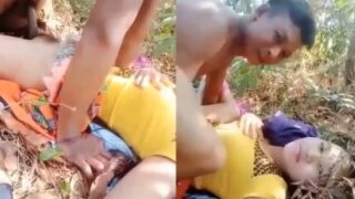 Gadis Assam Bergairah Main Di Ladang, Nikmati Seks Liar Di Alam Terbuka.