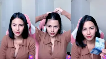 Live Miss Almira, Belahan Toketnya Keliatan Bikin Makin Pengen