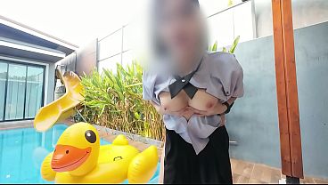 Ninewthai เย็ดกะหรี่หน้าซ้อ ริมสระ Pool Villa Xxx นมใหญ่หีฟิต โดนควยเสี่ยกระแทกหีมิดด้าม แม่งโคตรเสียวร้องลั่นสวน