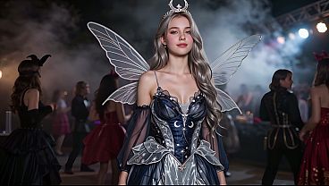 Remaja Cewek-cewek Datang Ke Pesta Cosplay Buat Joget, Tapi Malah Kebanjiran Kontol Sampai Penuh!!!