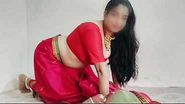 Bokep India Hot Bhabhi Montok Merah Sari, Ngentot Memek Sampai Basah, Suara Hindi Erotis