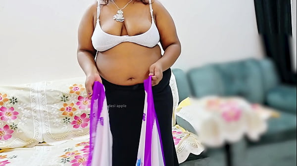 Bhabhi India Pakai Saree, Siap Digoyang Di Ranjang