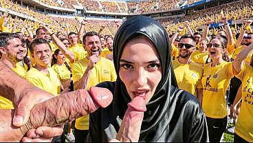 Biarin Aja Si Fans Jerman Digebukin Tim Lawan, Video Interaktif Ai Yang Bikin Makin Panas.