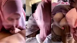 Hijab Pink Tobrut Nyepong, Ngewe Hot Sambil Jilbab Kebuka.